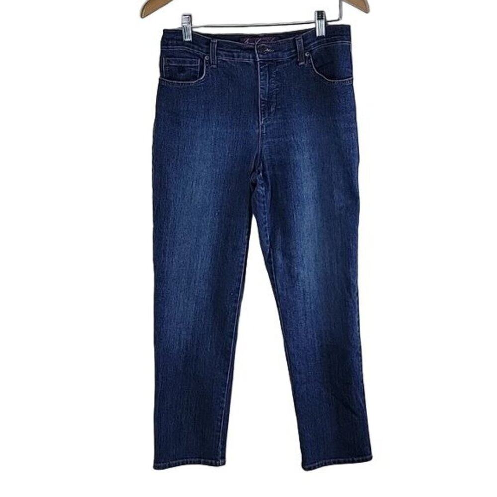 Gloria Vanderbilt Women's Amanda Tapered Jeans Blue size 6 Short - Picture 5 of 8